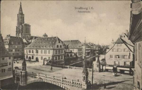Strasbourg Alsace Strassburg Elsass Rabenbrücke