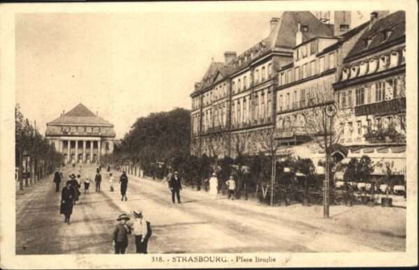 Strasbourg Alsace Strasbourg Place Broglie