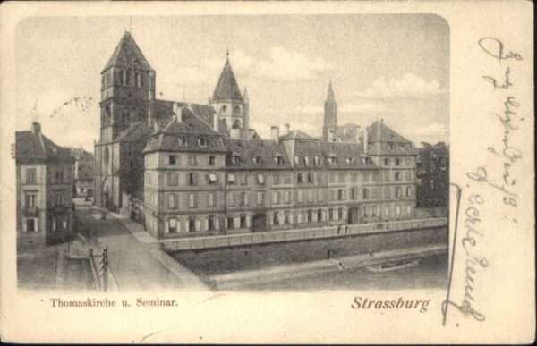 Strasbourg Alsace Strassburg Elsass Thomaskirche Seminar