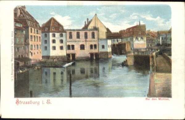 Strasbourg Alsace Strassburg Elsass Mühlen