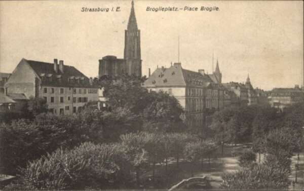 Strasbourg Alsace Strassburg Elsass Broglieplatz Place Br