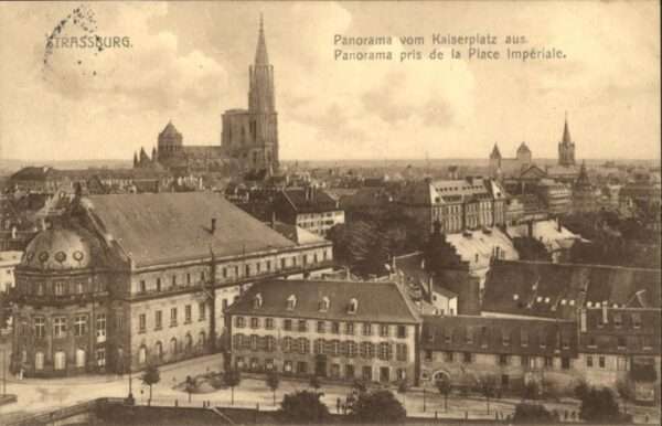 Strasbourg Alsace Strassburg Elsass Kaiserplatz Place Imp