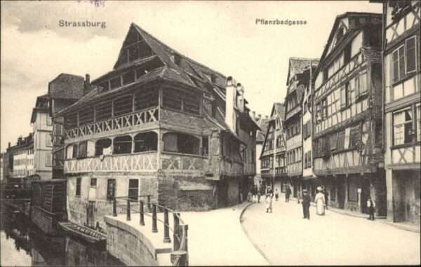 Strasbourg Alsace Strassburg Elsass Pflanzbadgasse