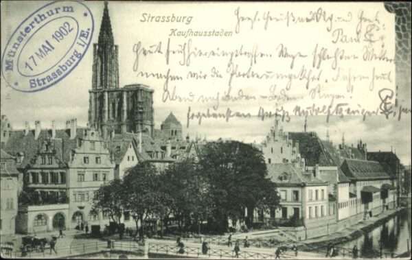 Strasbourg Alsace Strassburg Elsass Kaufhausstaden Münste
