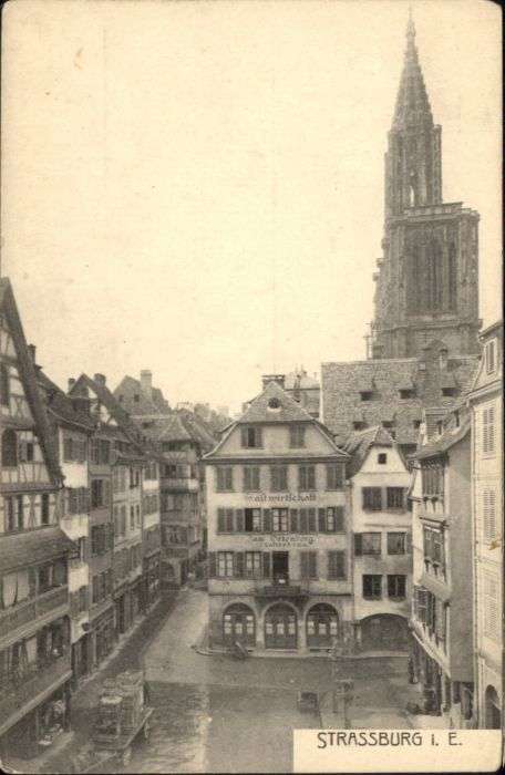 Strasbourg Alsace Strassburg Elsass Ferkelmarkt Gastwirts