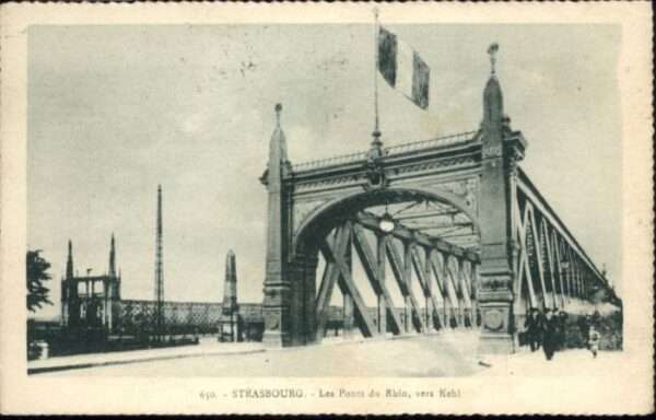 Strasbourg Alsace Strasbourg Pont Rhin Kehl