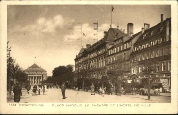 Strasbourg Alsace Strasbourg Place Broglie Theatre Hotel