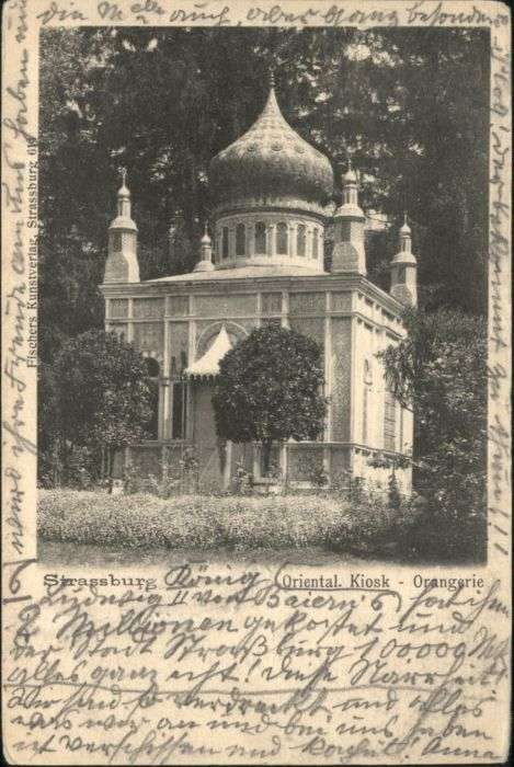Strasbourg Alsace Strassburg Elsass Orientalischer Kiosk