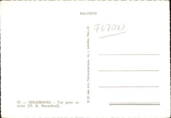Strasbourg Alsace Strasbourg Fliegeraufnahme – Bild 2