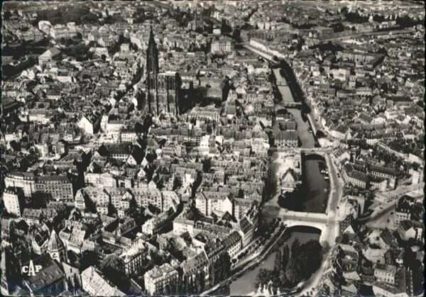 Strasbourg Alsace Strasbourg Fliegeraufnahme