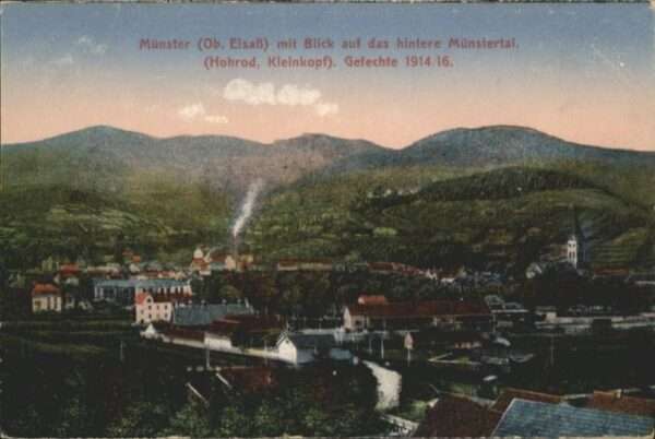 Munster Haut Rhin Elsass Münster_Elsass Münstertal Hohrod Kleink