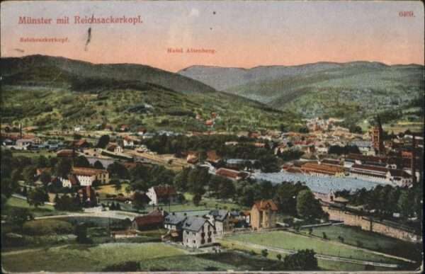 Munster Haut Rhin Elsass Münster_Elsass Reichsackerkopf Hotel Al