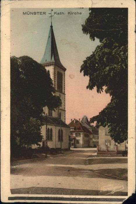 Munster Haut Rhin Elsass Münster_Elsass Kirche