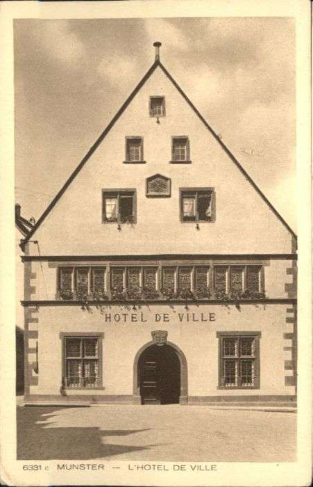 Muenster Haut Rhin Elsass Munster_Elsass l_Hotel de ville