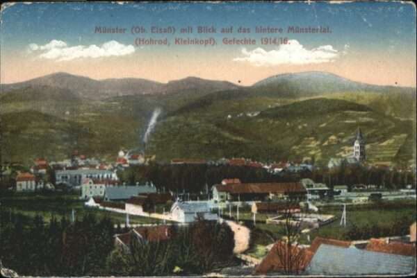 Munster Haut Rhin Elsass Münster_Elsass Münstertal Hohrod Kleink