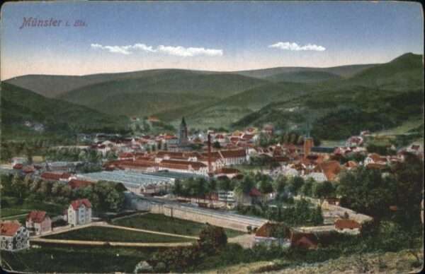 Munster Haut Rhin Elsass Münster_Elsass