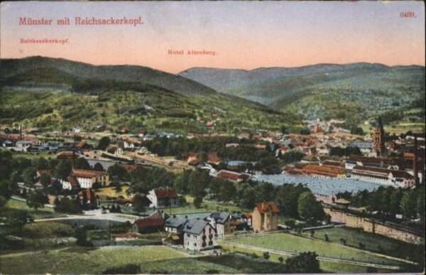 Munster Haut Rhin Elsass Münster_Elsass Reichsackerkopf Hotel Al