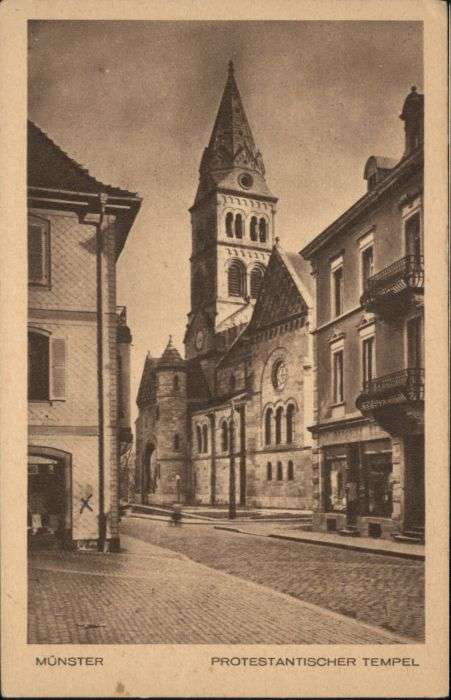 Munster Haut Rhin Elsass Münster_Elsass Protestantischer Tempel