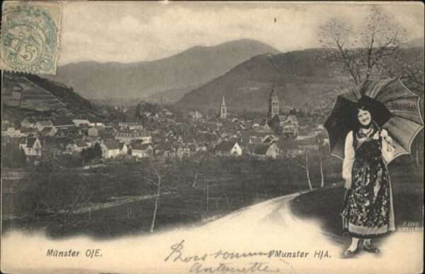 Munster Haut Rhin Elsass Münster_Elsass Tracht