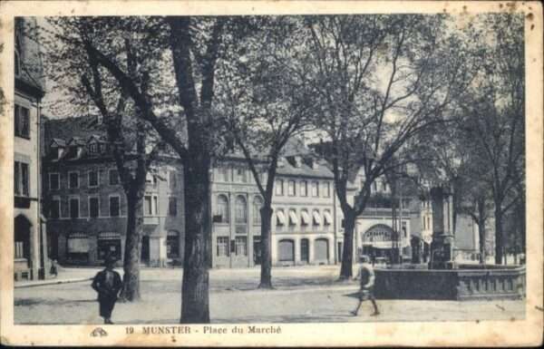 Muenster Haut Rhin Elsass Munster_Elsass Place du Marche