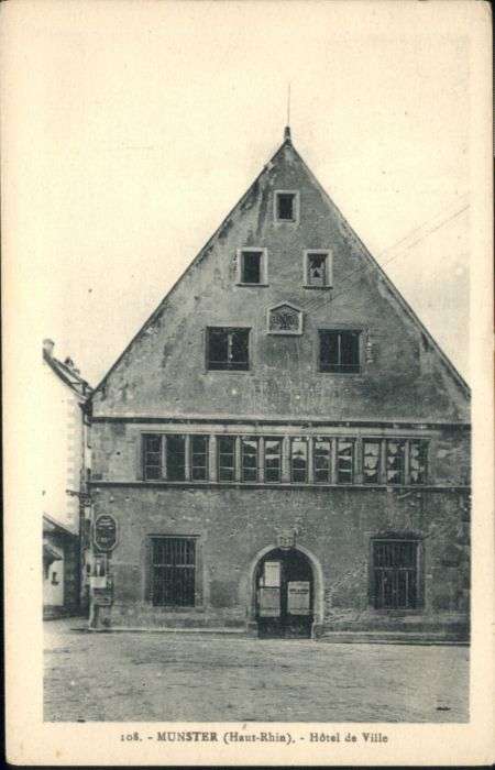 Munster Haut Rhin Elsass Münster_Elsass l_Hotel de ville