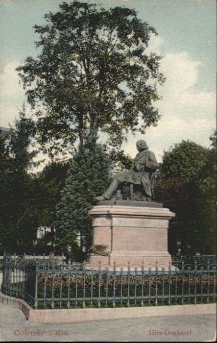 Colmar Haut Rhin Elsass Colmar Hirn-Denkmal