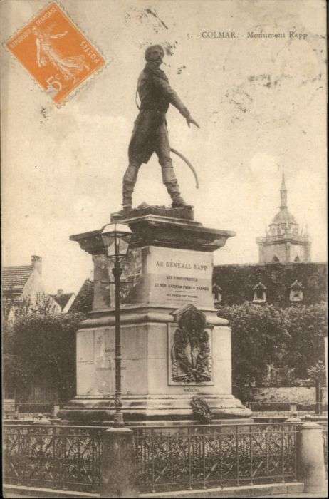 Colmar Haut Rhin Elsass Colmar Monument Kapp