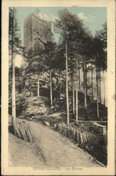 Wangenbourg-Engenthal Les Ruines