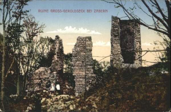Zabern Saverne Zabern Ruine Gross-Geroldseck