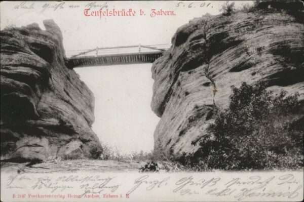 Zabern Saverne Zabern Teufelsbrücke