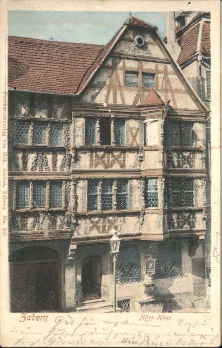 Zabern Saverne Zabern Fachwerkhaus