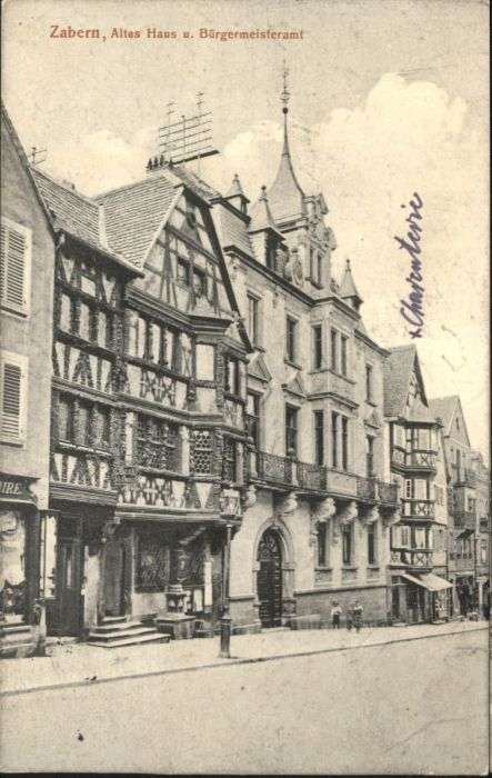 Zabern Saverne Zabern Fachwerkhaus Bürgermeisteramt