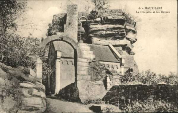 Saverne Bas Rhin Alsace Burg Hohbarr La Chapelle et les Ruines