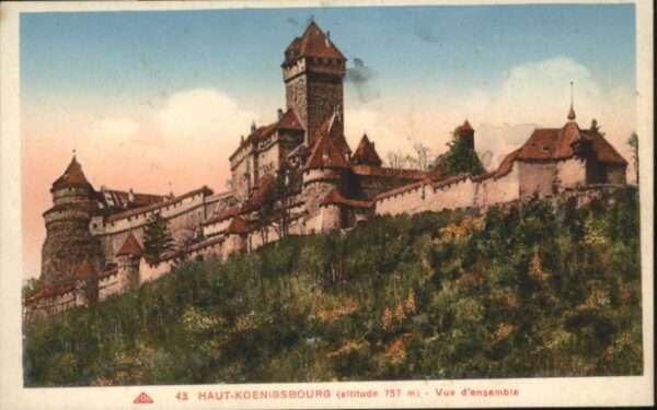 Haut-Koenigsbourg Hohkoenigsburg Haut-Koenigsbourg Vue d_ensemble