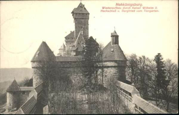 Hohkoenigsburg Haut-Koenigsbourg Hohkönigsburg Hochschloss Bergfried Tie