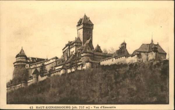 Haut-Koenigsbourg Hohkoenigsburg Haut-Koenigsbourg Vue d_ensemble