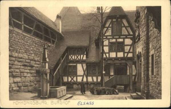 Hohkoenigsburg Haut-Koenigsbourg Hohkönigsburg Burghof