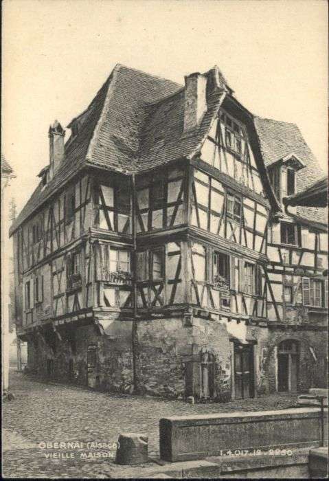 Obernai Bas Rhin Obernai Vieille Maison