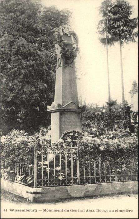 Wissembourg Monument du General Abel Douay au cimet