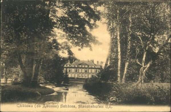 Reichshofen Elsass Chateau de Leusse Schloss