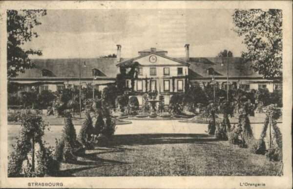 Strasbourg Alsace Strasbourg Elsass L'Orangerie