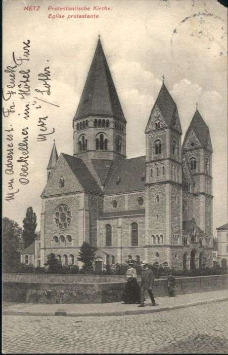 Metz  57 Moselle Metz Eglise protestante