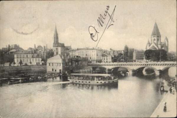 Metz  57 Moselle Metz Moyen Pont