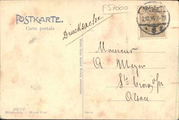 Metz  57 Moselle Metz Moyen Pont – Bild 2