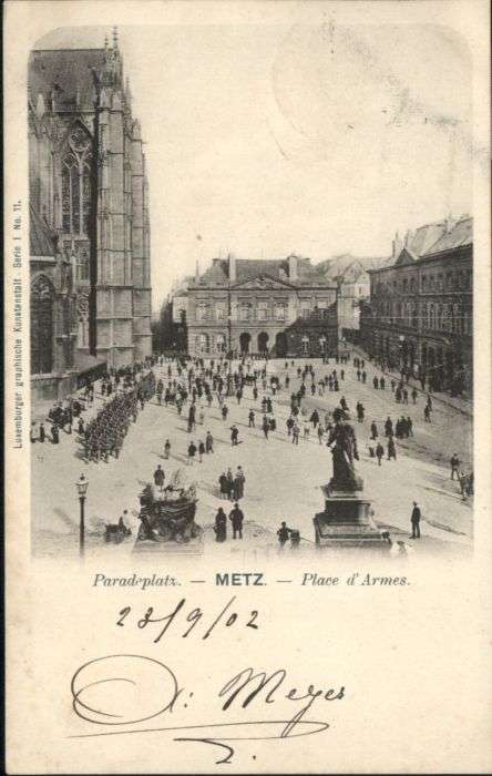 Metz  57 Moselle Metz Place d_Armes