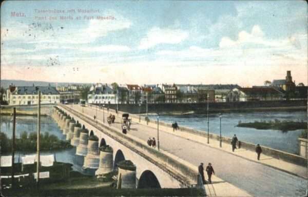 Metz  57 Moselle Metz Ponts des Morts Port Moselle