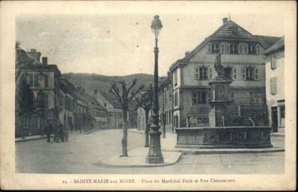 Sainte-Marie-aux-Mines Haut Rhin Sainte-Marie-aux-Mines Place du Marecha