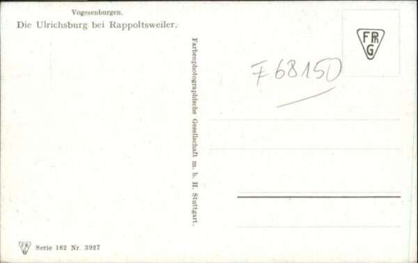 Rappoltsweiler Haut Rhin Elsass Rappoltsweiler Ulrichsburg – Bild 2