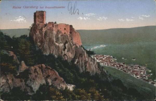 Rappoltsweiler Haut Rhin Elsass Rappoltsweiler Ruine Giersberg