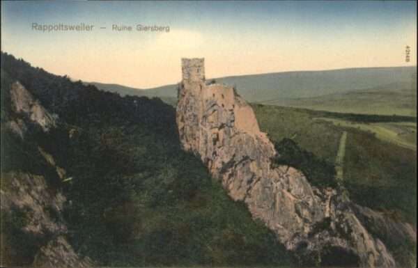 Rappoltsweiler Haut Rhin Elsass Rappoltsweiler Ruine Giersberg